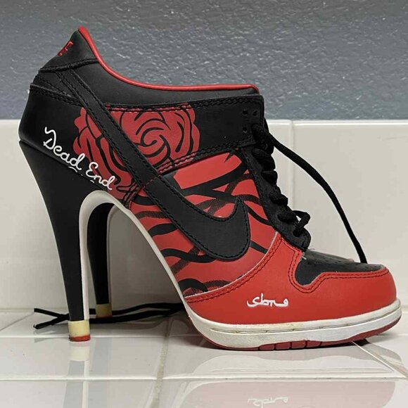 Nike dead end girl sneaker heels - Picture 9 of 13